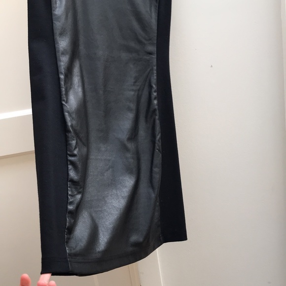 Free People Faux Leather Sleeveless Mini Dress - Picture 4 of 6